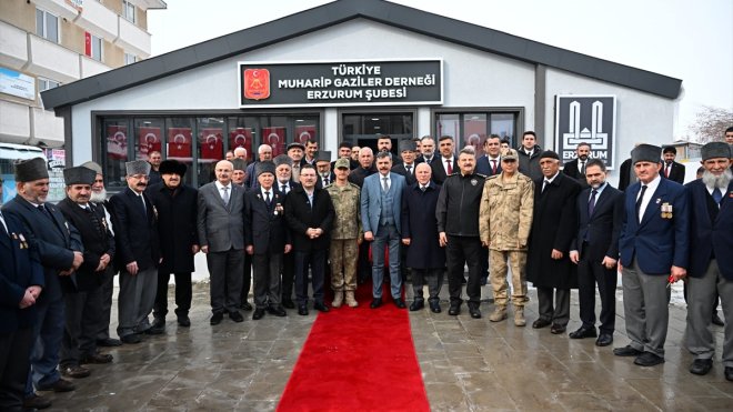 Türkiye Muharip Gaziler Derneği Erzurum Şubesi binası yenilendi