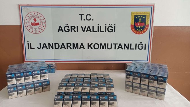 Ağrı'da gümrük kaçağı sigaralarla yakalanan 3 şüpheli gözaltına alındı