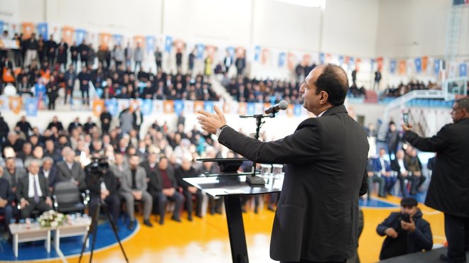 AK Parti Erciş Belediye Başkan Adayı Çiftçi'ye coşkulu karşılama