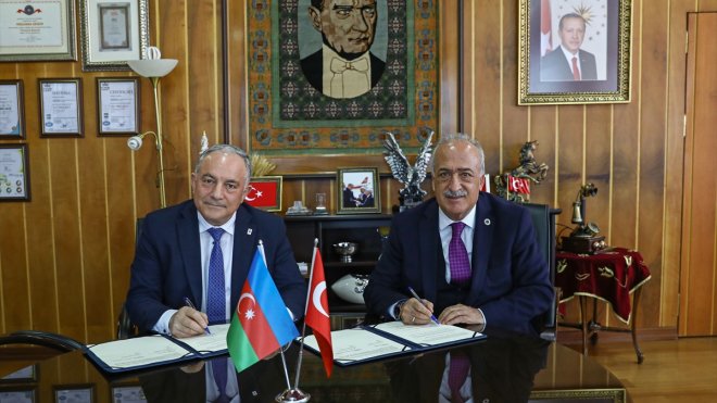 Atatürk Üniversitesi, Azerbaycan Teknik Üniversitesiyle işbirliği yaptı