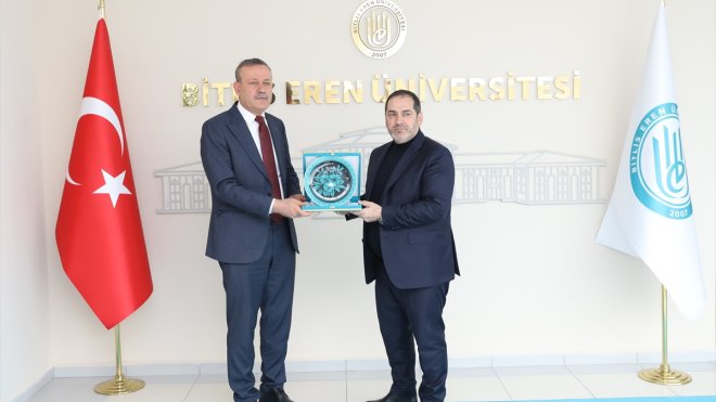 BİGİAD heyeti, Bitlis Eren Üniversitesi Rektörü Elmastaş