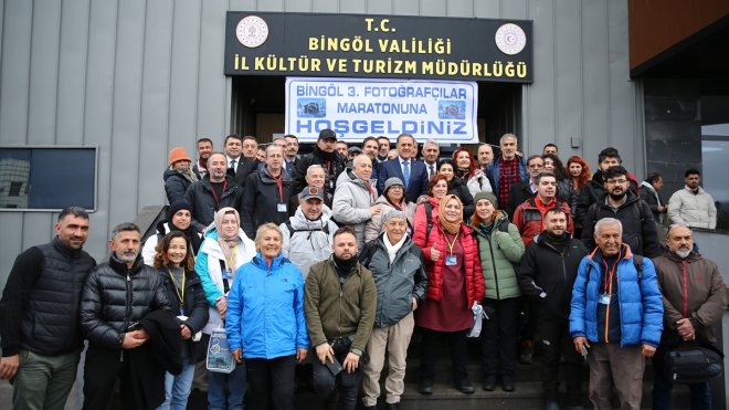 BİNGÖL - 3. Fotoğrafçılar Maratonu başladı1