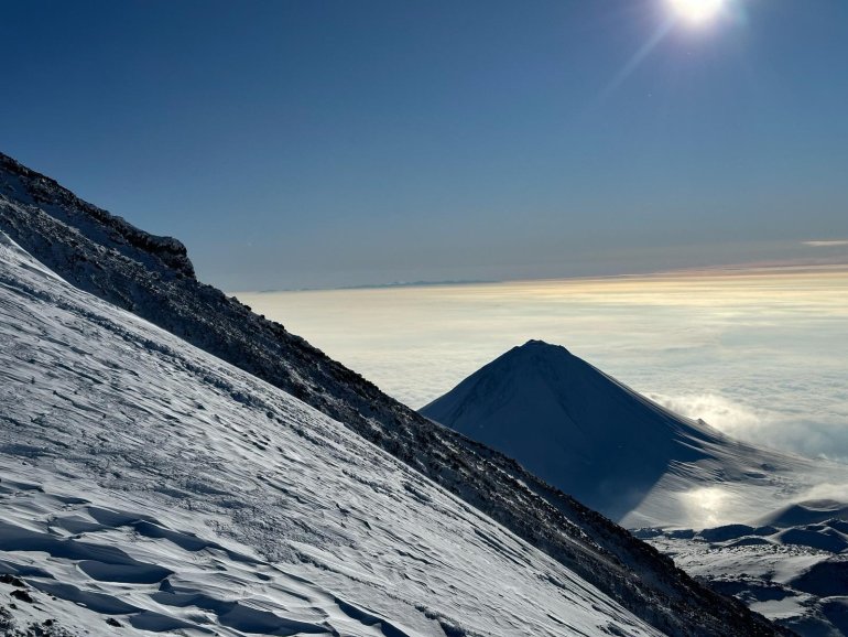 Dondurucu soğukta 4 gün boyunca Ağrı Dağı