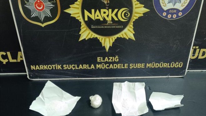 Elazığ'da uyuşturucu operasyonunda yakalanan şüpheli tutuklandı