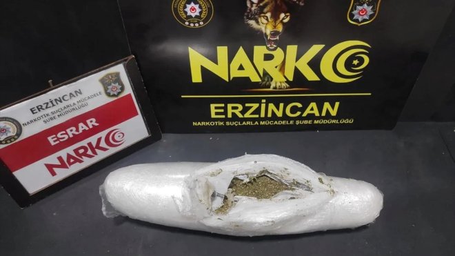 Erzincan'da uyuşturucu operasyonunda 5 şüpheli yakalandı