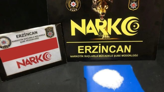 Erzincan'da uyuşturucu operasyonunda 2 şüpheli yakalandı