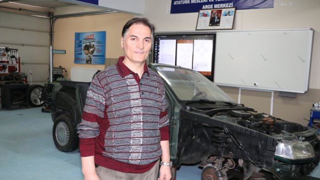 Erzurum'da geliştirilen "balatasız fren sistemi"ne patent aldı