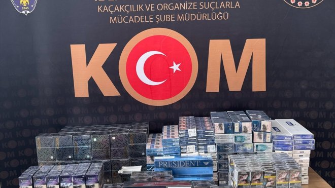 Erzurum'da kaçak sigara operasyonunda 1 zanlı tutuklandı