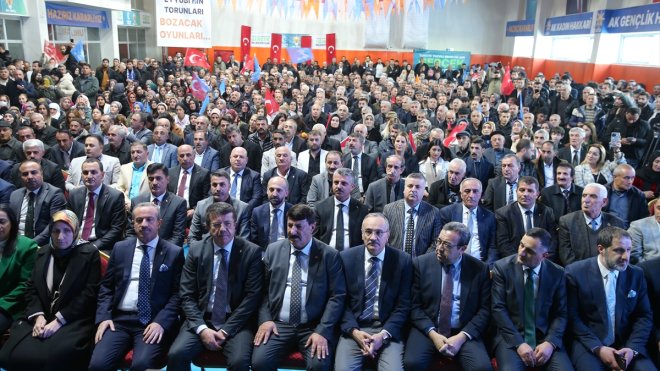 HAKKARİ - AK Parti Aday Tanıtım Toplantısı düzenlendi1