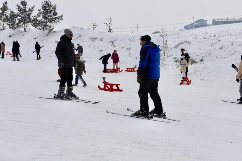 Küpkıran Kayak Merkezi kayakseverlerle doldu3