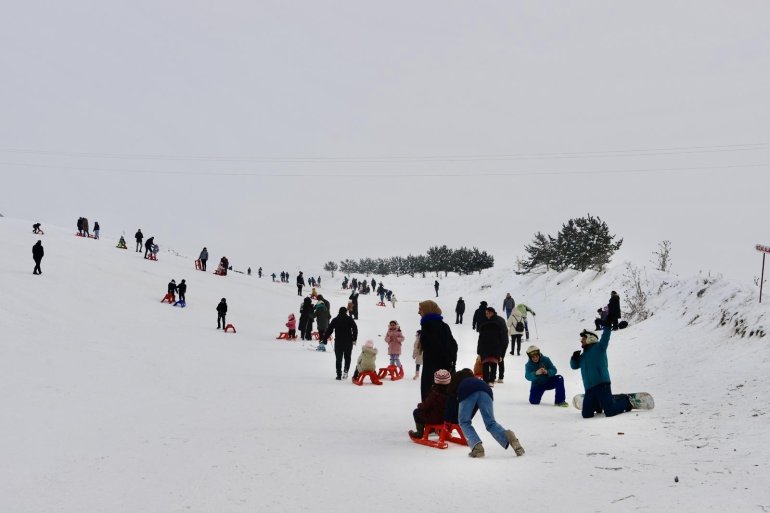 Küpkıran Kayak Merkezi kayakseverlerle doldu6