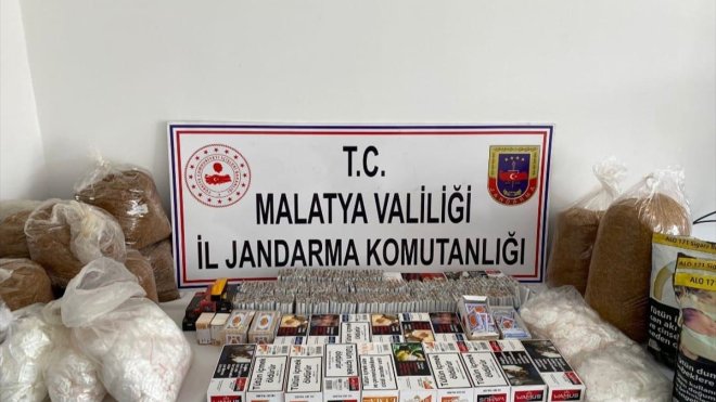 Malatya'da gümrük kaçağı sigara ele geçirildi