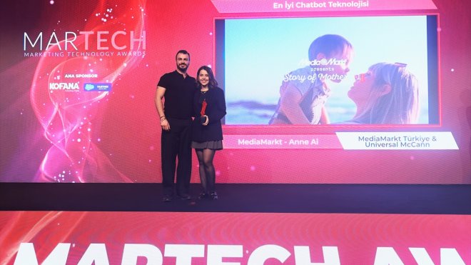 MediaMarkt 'Anne AI' projesiyle Martech Awards'ta ödül kazandı