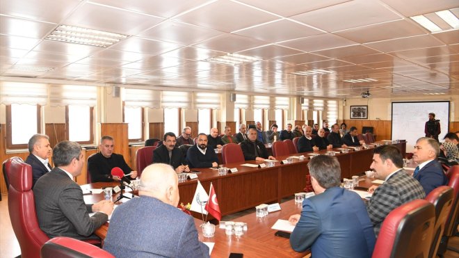 Muş Belediyesinde aylık meclis toplantısı yapıldı