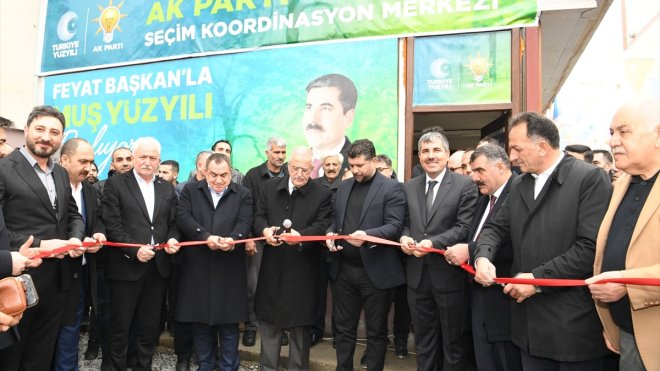 Muş'ta AK Parti Seçim Koordinasyon Merkezi'nin açılışı yapıldı
