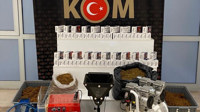 Muş'ta tütün ürünleri ele geçirildi