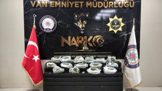 Van'da 22 kilo 211 gram uyuşturucu ele geçirildi