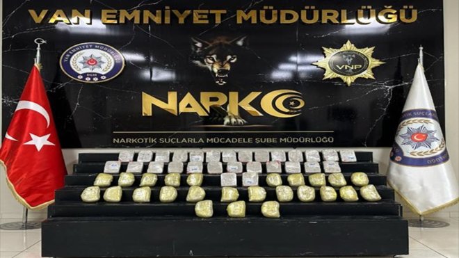 Van'da geçen hafta 30 kilo 100 gram eroin ele geçirildi