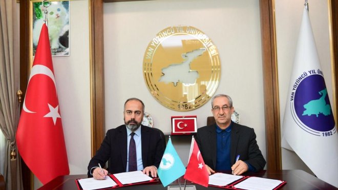 Van YYÜ ile İran Afagh Üniversitesi arasında işbirliği protokolü imzalandı1