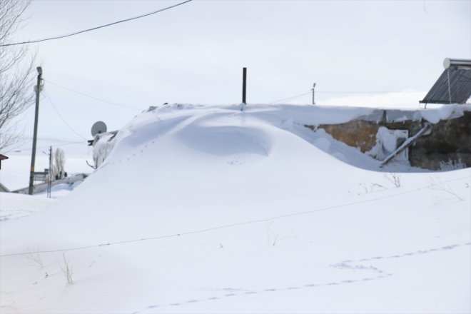 yaşanıyor kırsal kış baharda kara Ağrı
