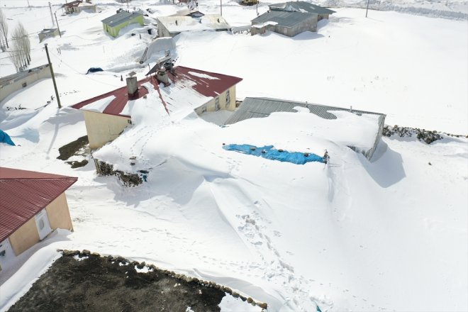 köylerinde kara baharda yaşanıyor kırsal Ağrı