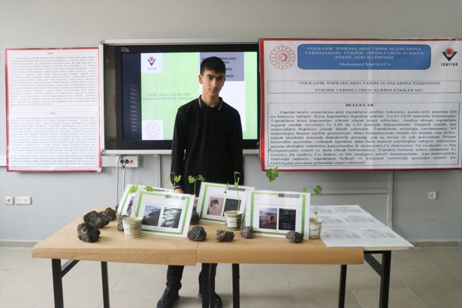 birinciliğini AĞRI esinlenip projesi TÜBİTAK Türkiye hedefliyor öğrenci - hazırlayan Süphan Dağı