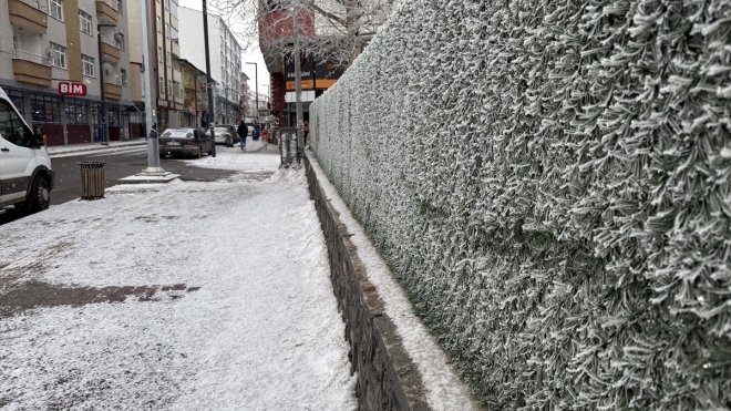 ARDAHAN - Kar yağışı etkili oluyor1