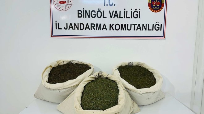 Bingöl'de 34 kilo 700 gram esrar ele geçirildi