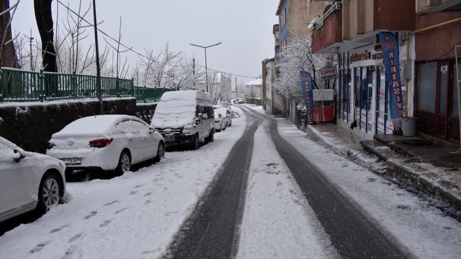 BİTLİS - Kar yağışı etkili oldu (2)1