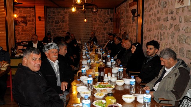 Çukurca'da şehit yakınları ve gaziler onuruna iftar verildi