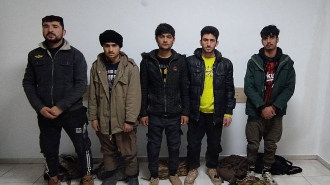 Elazığ'da 5 düzensiz göçmen yakalandı