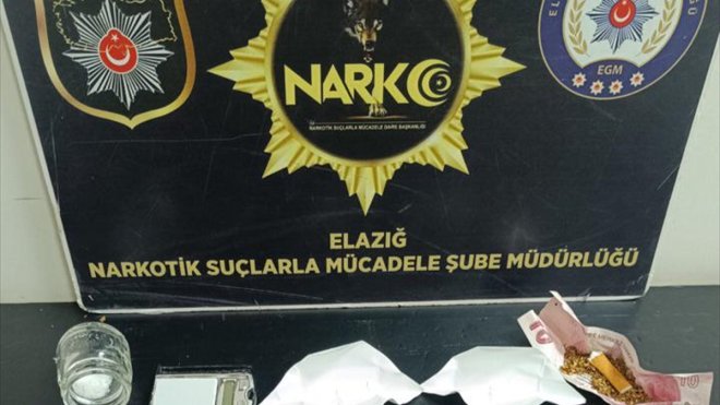 Elazığ'da uyuşturucu operasyonunda yakalanan 2 şüpheli tutuklandı