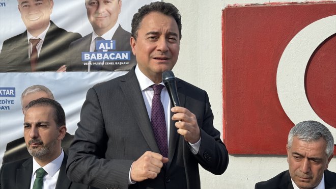ELAZIĞ - DEVA Partisi Genel Başkanı Babacan, ziyaretlerde bulundu1