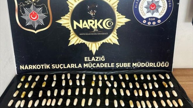ELAZIĞ - Midesi ve bağırsağında uyuşturucu bulunan İran uyruklu tutuklandı1