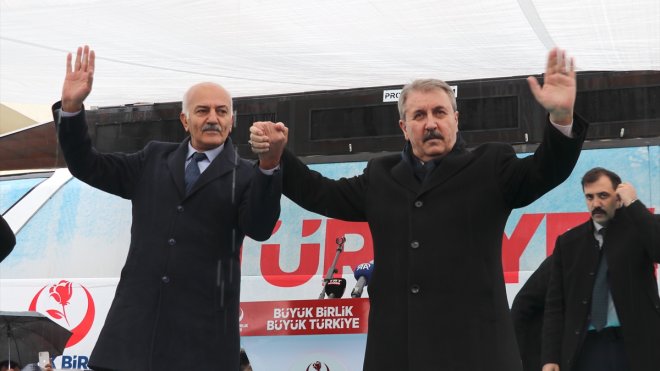 ERZURUM - BBP Genel Başkanı Destici, Erzurum