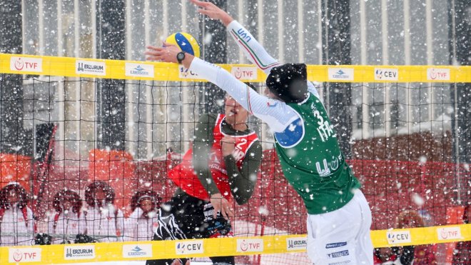 CEV Kar Voleybolu Avrupa Turu'nun 2. etabı tamamlandı