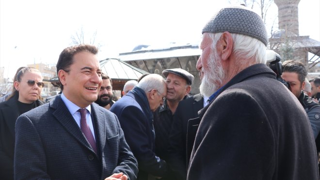 ERZURUM - DEVA Partisi Genel Başkanı Babacan, seçim çalışmalarını Erzurum