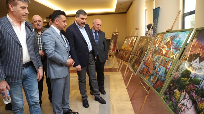 ERZURUM - Devlet korumasındaki çocuklar konser verip, sergi açtı1