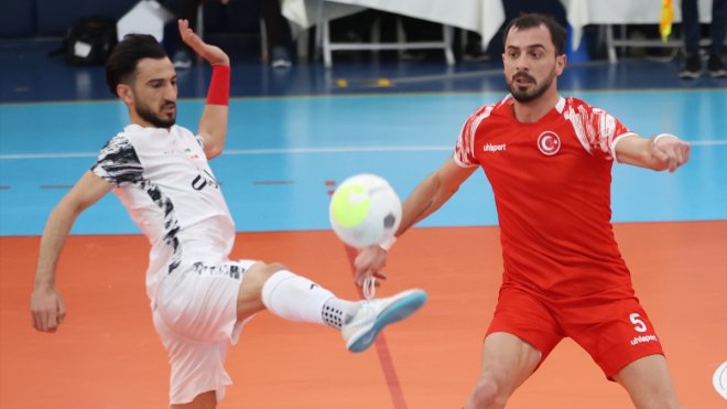 ERZURUM - İşitme Engelli A Milli Erkek Futsal Takımı, olimpiyat şampiyonluğu hedefliyor1