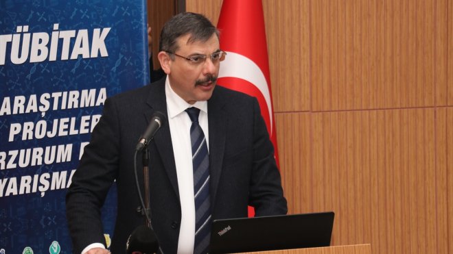 'TÜBİTAK Araştırma Projeleri Erzurum Bölge Yarışmaları' başladı