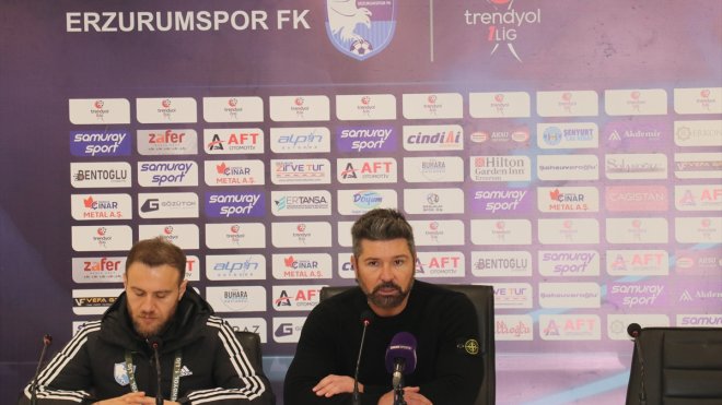 Erzurumspor FK-Tuzlaspor maçının ardından1