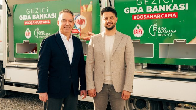 Fairy, "Gezici Gıda Bankası"yla israfı önlerken gıdaları ihtiyaç sahiplerine ulaştıracak