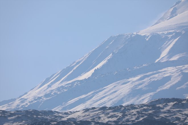 Ağrı kar - büründü yağışıyla IĞDIR beyaza Dağı 1