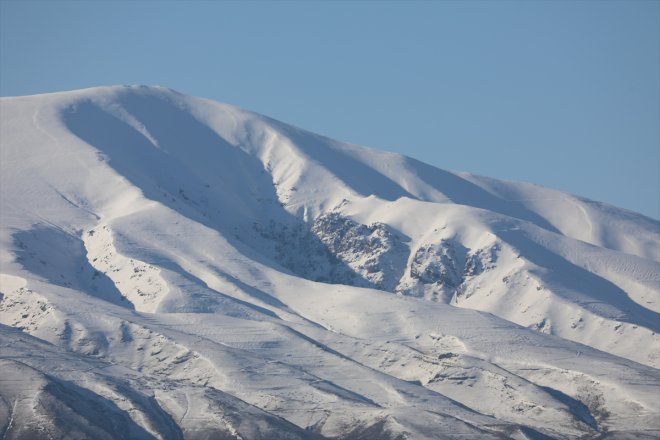 IĞDIR yağışıyla kar Ağrı beyaza büründü Dağı - 2