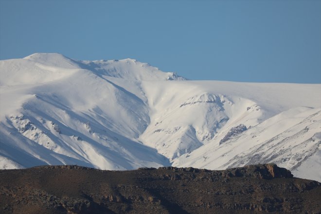 - yağışıyla kar beyaza büründü Dağı IĞDIR Ağrı 4