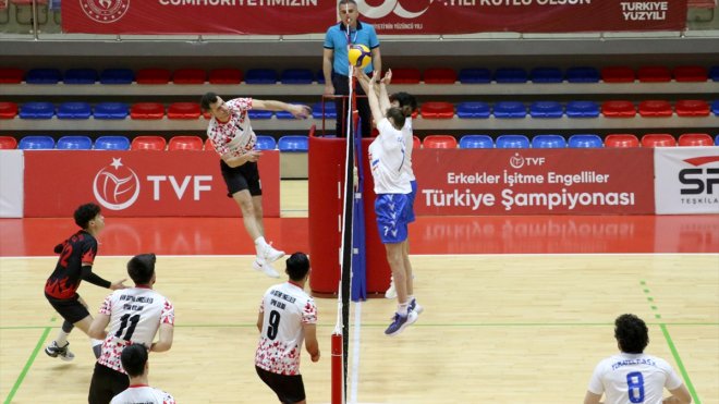KARABÜK - İşitme Engelliler Türkiye Voleybol Şampiyonası1