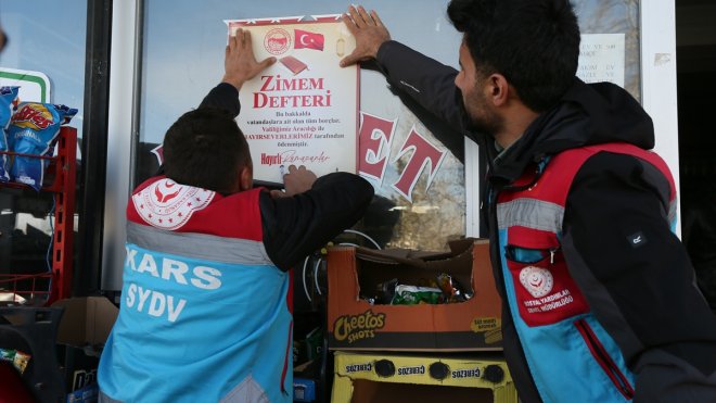 "Zimem defteri" geleneğinin yaşatıldığı Kars'ta ihtiyaç sahiplerinin borçları kapatılıyor