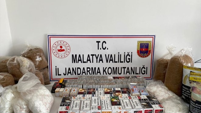 Malatya'da kaçakçılık ve uyuşturucu operasyonlarında 6 zanlı tutuklandı