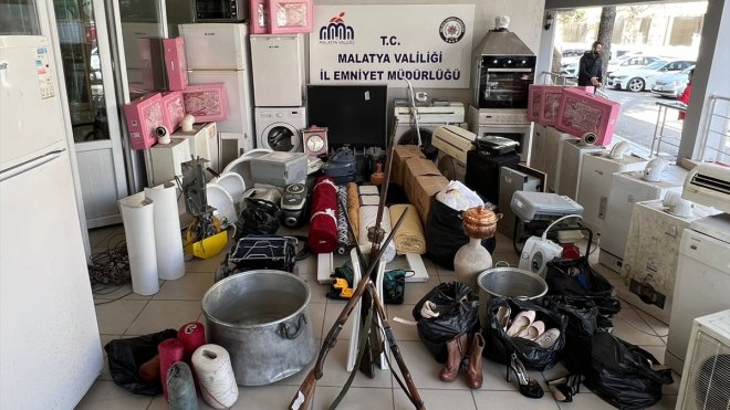 Malatya'da yakalanan 6 hırsızlık zanlısı tutuklandı