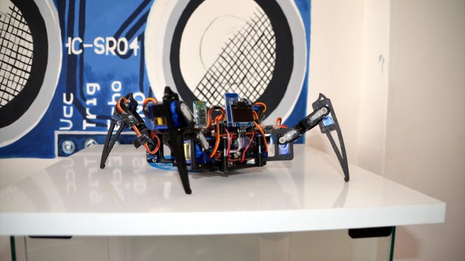 Muşlu öğrenci arama kurtarma robotu tasarladı